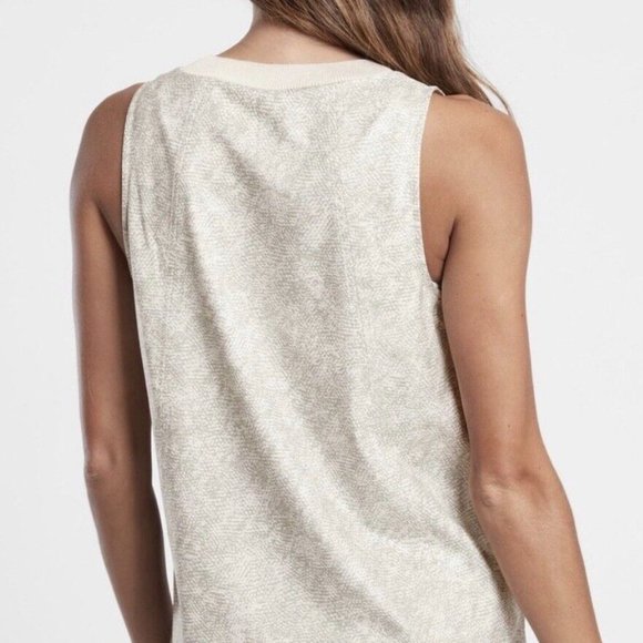 NWT Athleta Zephyr Print Tank T VPGR - Picture 2 of 10